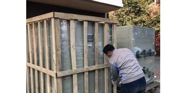 渦旋式水源熱泵機(jī)組廠家完成測(cè)試，用戶安裝簡(jiǎn)便